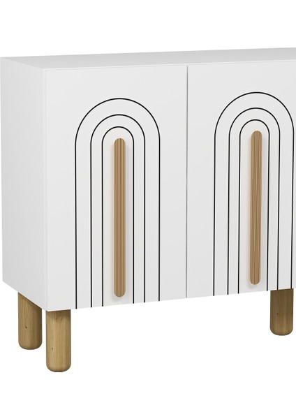 8195KB150 -128CT Konsol ,tv Ünitesi Beyaz-Safirmeşe fırsatları