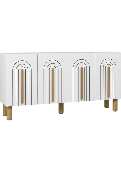 8195KB150 -128CT Konsol ,tv Ünitesi Beyaz-Safirmeşe indirimleri