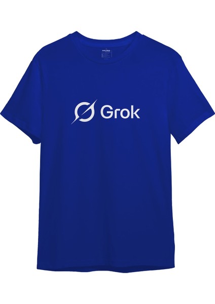Grok Tişört - Mavi