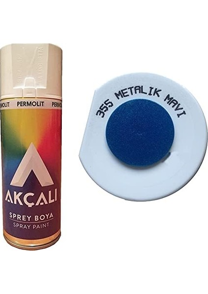 Sprey Boya Mavi Metalik 400 ml Akçalı