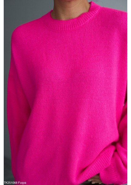 Kadın Bisiklet Yaka Basıc Kazak fiyatları