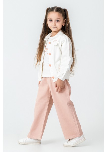 Flowers Nakışlı Kız Çocuk 3\'lü Takım - 26K 6355 fiyatları