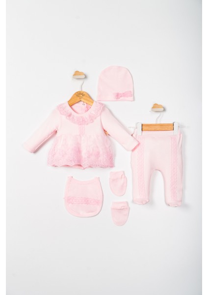 Kız Bebek Mevlütlük Hastane Çıkışı 5’li Set