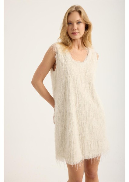 Sakallı Ip Kalın Askı Elbise modelleri