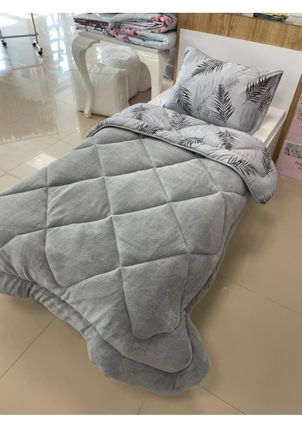 Welsoft Pamuklu Yastık Kılıflı Tek Kişilik Yorgan