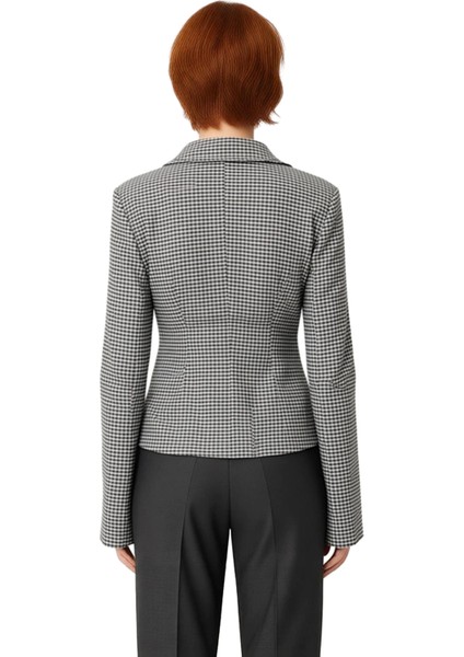 Kadın Fitted Örme Bluz Gömlek Yaka Ispanyol Kol Uzun Kollu Kareli Desen Kaliteli Şık Rahat modelleri