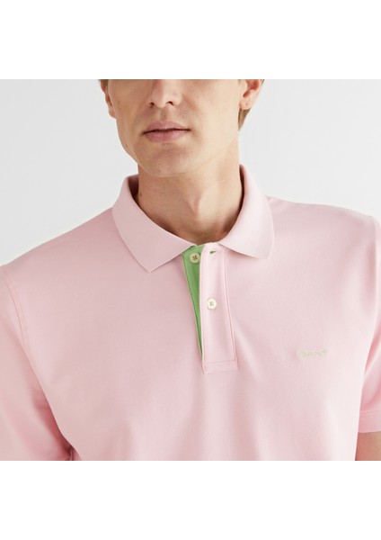 Erkek Pembe Regular Fit Polo fırsatları