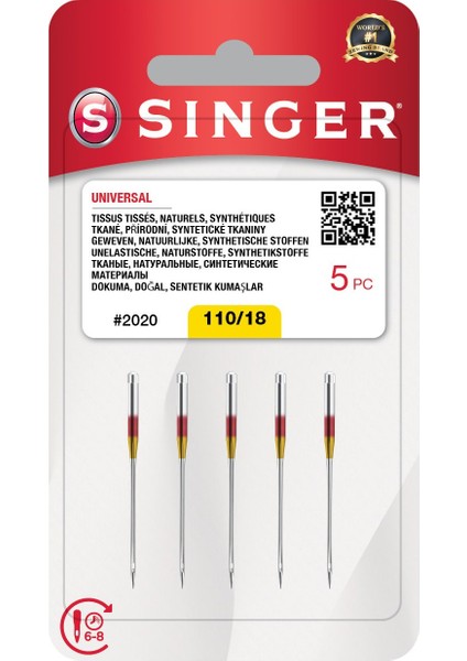 Iğne Standart 18 Numara (5'li Blıster)