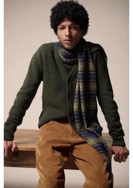 Mainland Knitted Hırka OL51 Olive