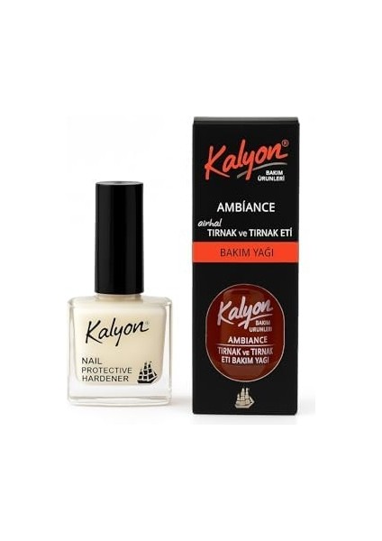 Kalyon Tırnak Besleyicii Tırnak Bakım Yağı 2&apos;li Set