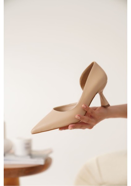 Seraphine Kadın Nude Cilt Topuklu Ayakkabı