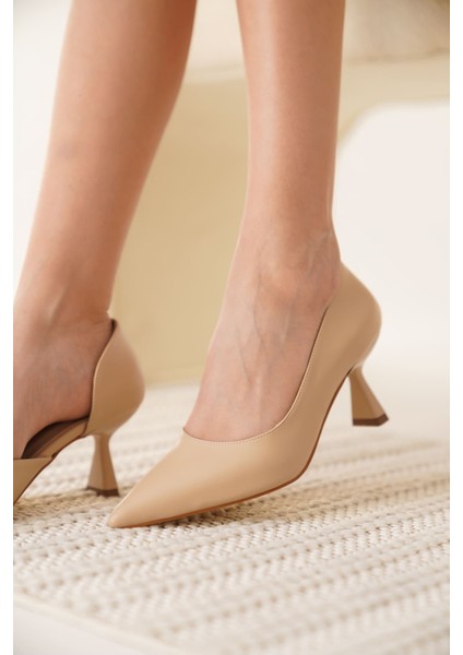 Seraphine Kadın Nude Cilt Topuklu Ayakkabı fırsatları
