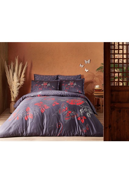 Saten Delüx Çift Kişilik Nevresim Takımı