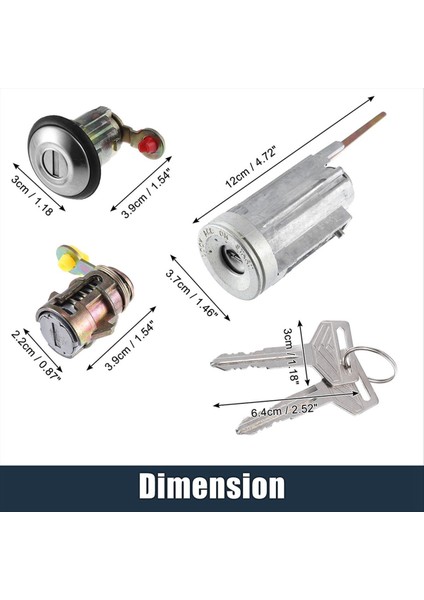 Toyota Corolla Için 69005-12740 Anahtarlı Kontak Anahtarı Kilit Silindiri (Yurt Dışından) modelleri