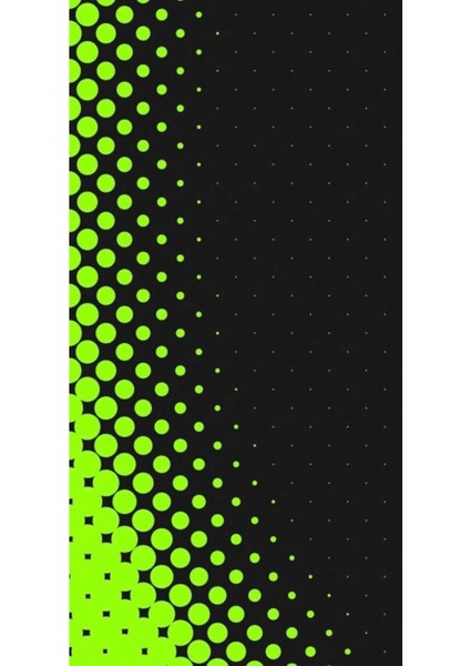 Araba Kapı Direk Kaplama Folyosu Yeşil Noktalar