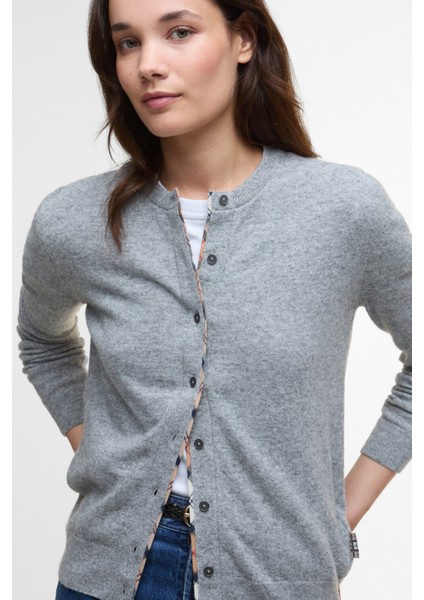 Pendle Triko Hırka GY71 Grey Marl/hessian Tartan indirimleri