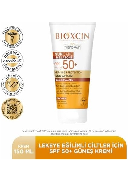 Bioxcin Sun Care Lekeye Eğilimli Ciltler Için Çok Yüksek Korumalı Güneş Kremi 50 Spf 150 Ml- Büyük Boy modelleri