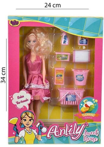 Oydaş Kutuda Anlily Temizlik Setli Bebek 2442 modelleri