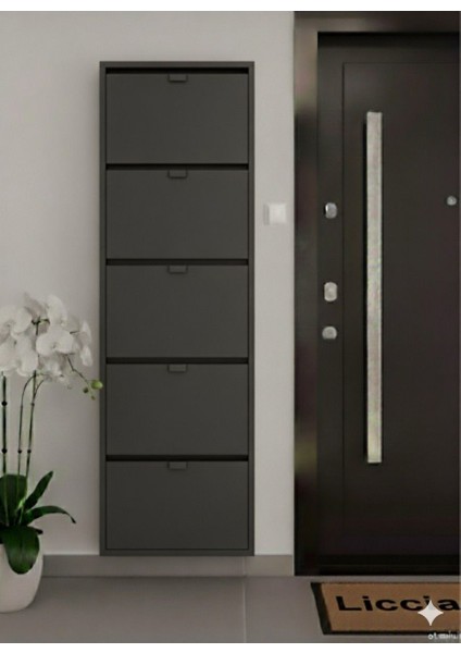 Metal Ayakkabılık 5 Li Antrasit