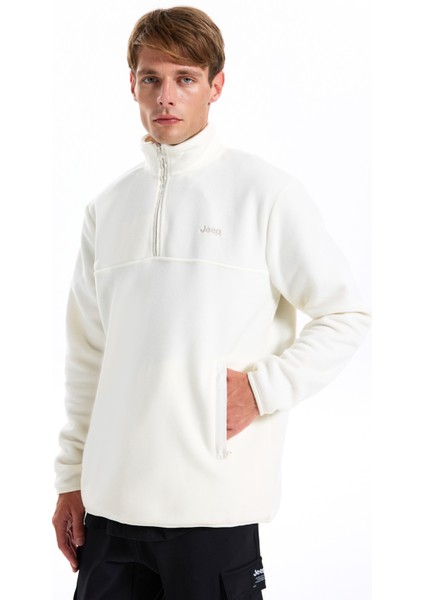 Ekru Erkek Dik Relaxed Polar Sweatshırt C4WM-SWT4201 fiyatları