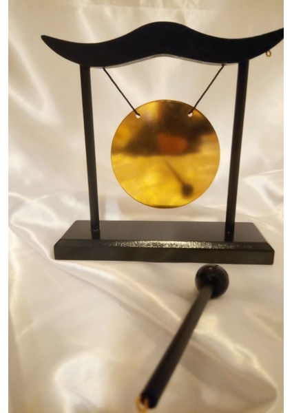 Metal Gong Feng Shui Pirinç Yin Yang Masa Üstü Isim Yazı Yazılabilir fırsatları