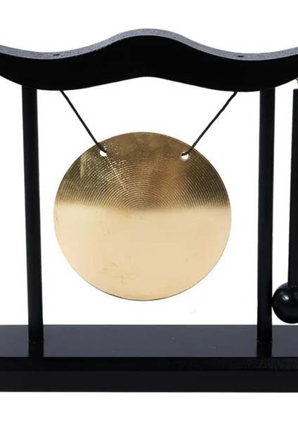 Metal Gong Feng Shui Pirinç Yin Yang Masa Üstü Isim Yazı Yazılabilir