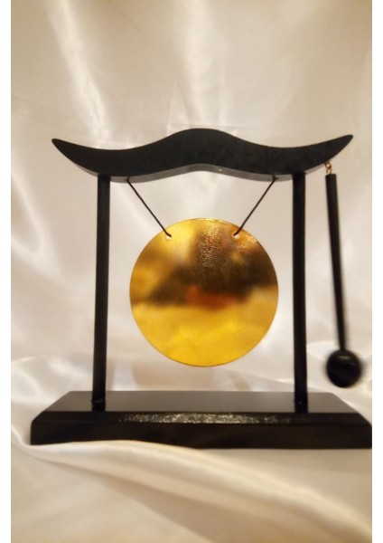 Metal Gong Feng Shui Pirinç Yin Yang Masa Üstü Isim Yazı Yazılabilir