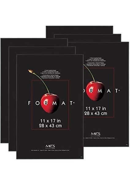 11, 43 cm Format Çerçeve, Siyah, Plastik, Siyah, 28.447999999999997 x 1.524 x 43.687999999999995 cm modelleri