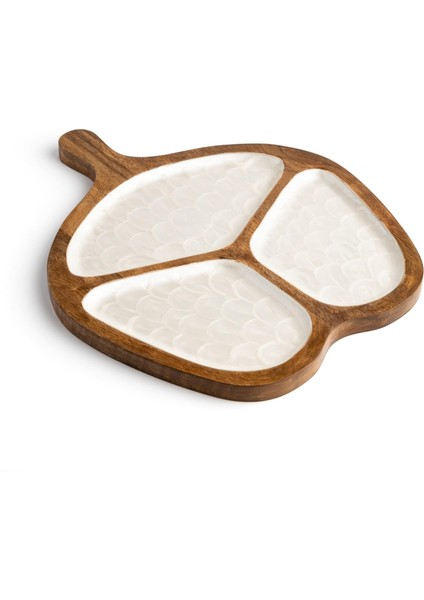 Scalla Sunum Tabağı 35X30 cm (3 Bölmeli) modelleri