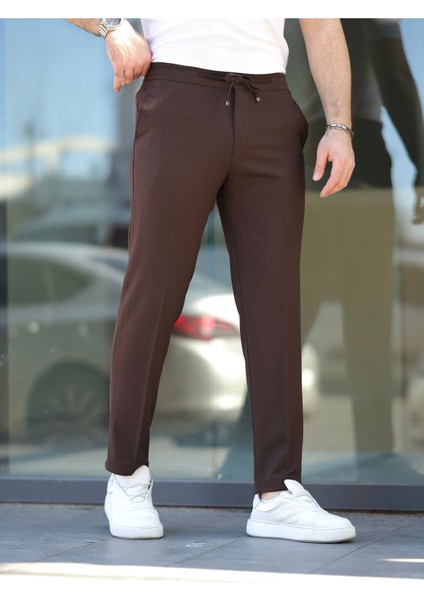 Rahat Şık Kolay Ütülenebilir Slim Fit Kumaş Jogger Pantolon modelleri