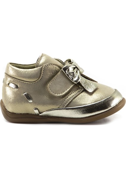 Minipicco Kız Cocuk Altın Deri Anatomik Destekli İlk Adım Bot