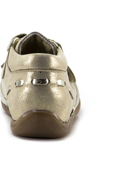 Minipicco Kız Cocuk Altın Deri Anatomik Destekli İlk Adım Bot