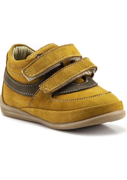 Minipicco Erkek Cocuk Cat-Kahve Deri Anatomik Destekli İlk Adım Bot