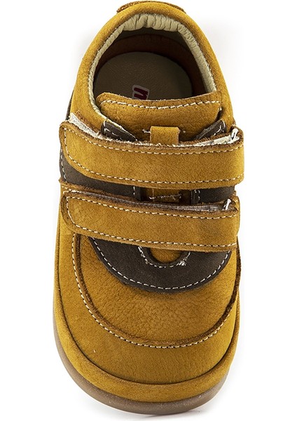 Minipicco Erkek Cocuk Cat-Kahve Deri Anatomik Destekli İlk Adım Bot