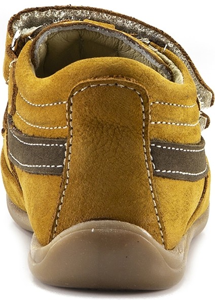 Minipicco Erkek Cocuk Cat-Kahve Deri Anatomik Destekli İlk Adım Bot