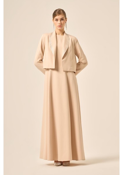 Kadın Ceket Elbise Takım Bej 31210 indirimleri