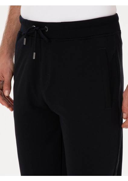 Erkek Lacivert Slim Fit Paçası Düz Eşofman Altı 50314478-VR033 indirimleri