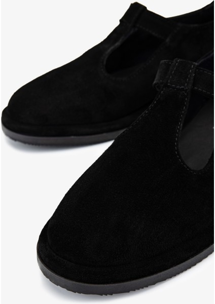 Kadın Hakiki Deri Siyah Süet Casual Ayakkabı 766 40202 Bn Ayk SK25-26 Sıyah Suet modelleri