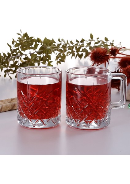 Timeless 2'li Cam Kupa - Şeffaf - 250 ml