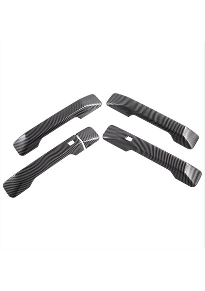 Hyundai Santa Fe Mx5 2024 Lhd Karbon Fiber Araba Dış Kapı Kolu Kapak Trim Aksesuarları, Dokunmatik Versiyon (Yurt Dışından)