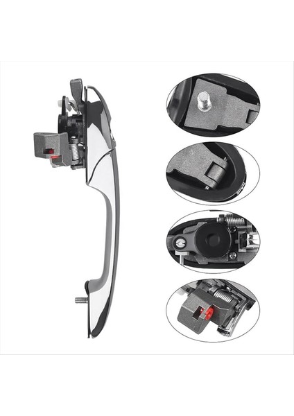 Araba Dış Kapı Kolu 68069943AC Fiat Için 500 2012-2019 Dış Sap Krom Sol Sürücü Yan Araba Aksesuarları (Yurt Dışından) modelleri