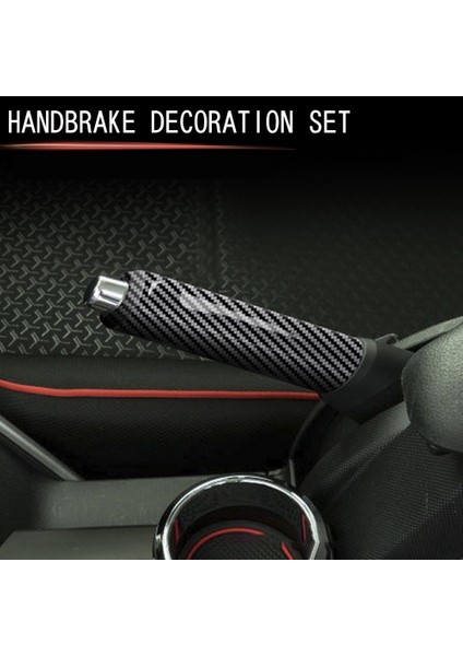 Araba Abs Karbon Fiber El Freni Kapağı Kavrama Kolu Kol Kolu Fren Kolu Toyota Için 2021 2022 (Yurt Dışından) modelleri