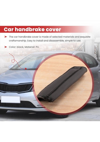 Kıa K2 2012 2012 2013 2014 2015 2015 2015 2015 Için Araba Deri Dişli El Freni Kapağı Vardiya Kolu Kapağı (Yurt Dışından) indirimleri