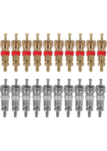 Valf Çekirdek Aracı Seti 20PCS Valf Çekirdeği, 4 Yollu Valf Aracı, Çift Tek Kafa Valf Çekirdek Çıkarma, Lastik Onarım Aracı (Yurt Dışından) fiyatları