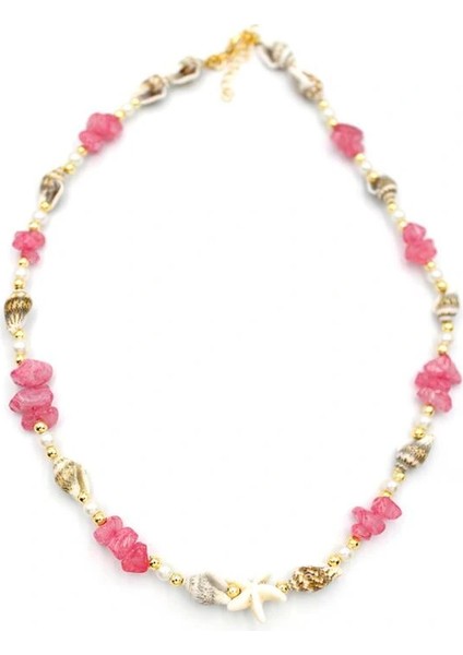 Litaetrend Deniz Kabuğu Kolye - Nar Çiçeği fiyatları