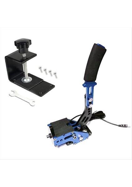 Oyun Freni Drift Handbrake Kiti USB Pc Steam Fit Çoğu Yarış Oyunları Ralli Sim Yarış Oyunları El Freni Mavi (Yurt Dışından) indirimleri