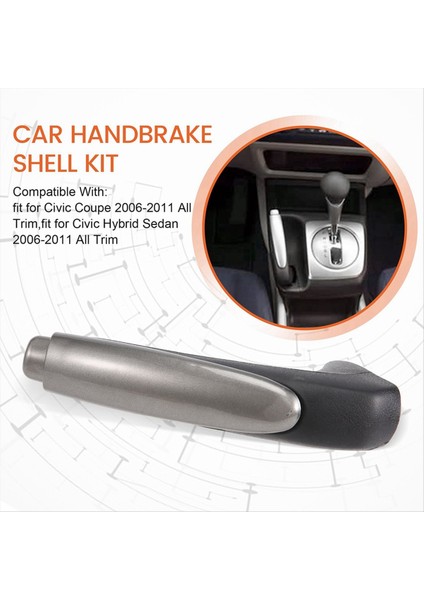 Honda Civic 2006 2007 2008 2009 2011 2011 Lhd Için Otopark El Freni Kapak Kolu Kabuk Kiti (Yurt Dışından) fırsatları