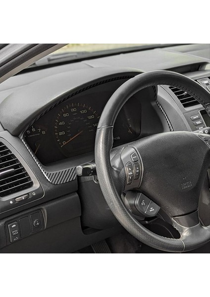 Honda Accord Için 2003-2007 Lhd Karbon Fiber Otomobil Hız Göstergesi Kapak Gösterge Paneli Çerçeve Döşeme Iç Aksesuarları (Yurt Dışından) fırsatları