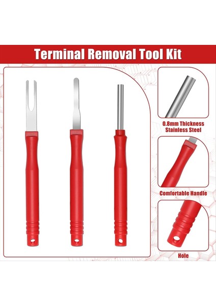 30+4p Terminal Pimi Çıkarma Aracı Kiti, Elektrik Konnektörü Depinning Aracı Terminal Pimi Extractor Kiti Bırakma Aracı (Yurt Dışından) modelleri