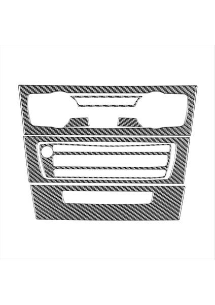Bmw 1 Serisi Için Karbon Fiber Lhd E87 E81 E82 08-13 Merkez Konsolu Ac Radyo Cd&#39;si Panel Trim Iç Aksesuarlar, B (Yurt Dışından)